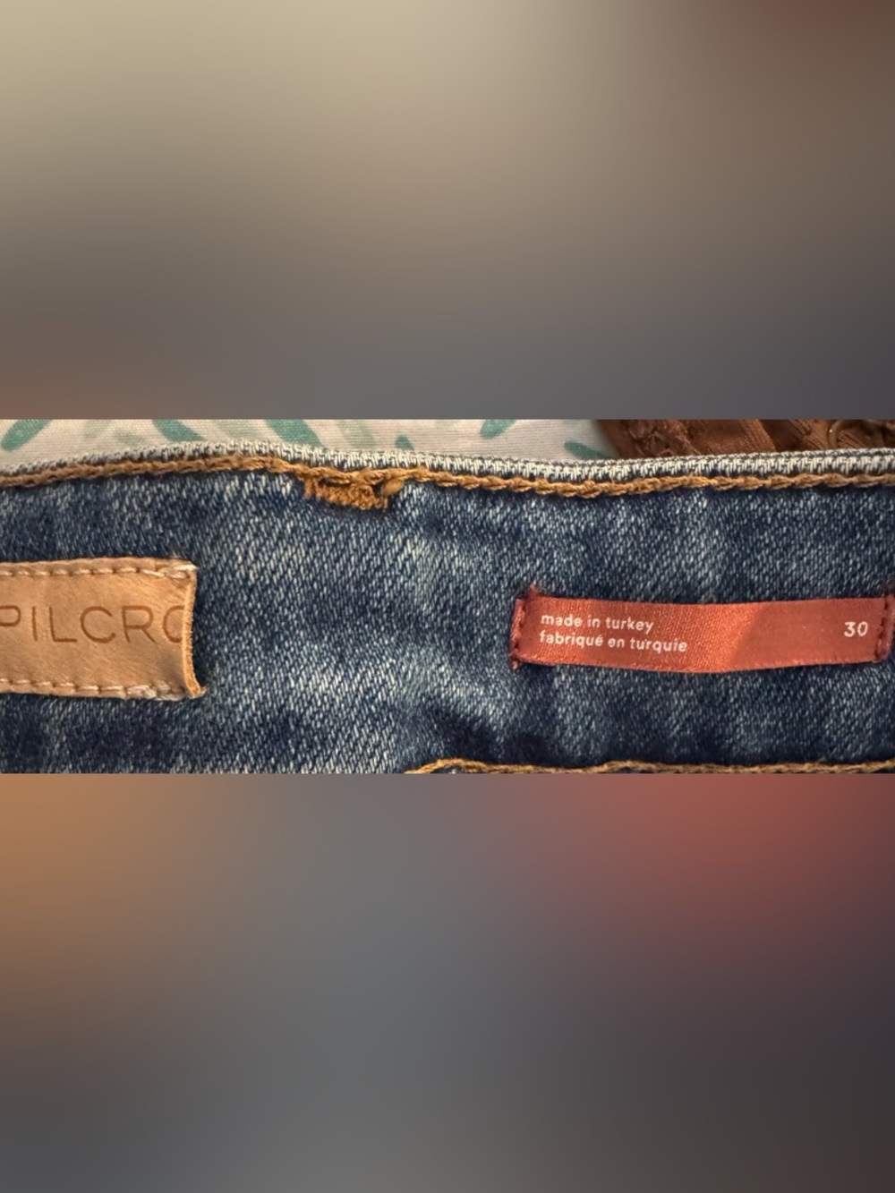 Pilcro by Anthropologie Medium Wash The Demilune Boot Cut Jeans - Size 30 - Picture 5 of 7